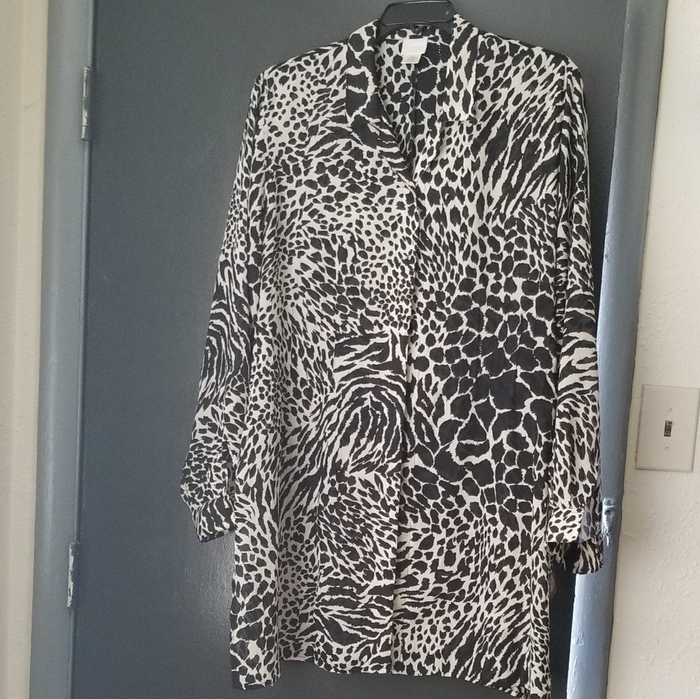Animal print tunic